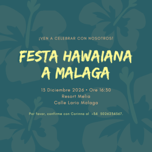 FIESTA HAWAIANA EN MALAGA